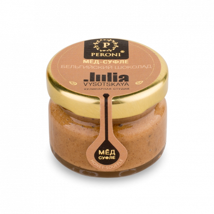 Мед-суфле Бельгийский шоколад с фундуком, 30 гр.