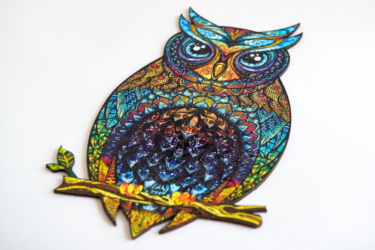 Деревянный пазл Чарующая сова M