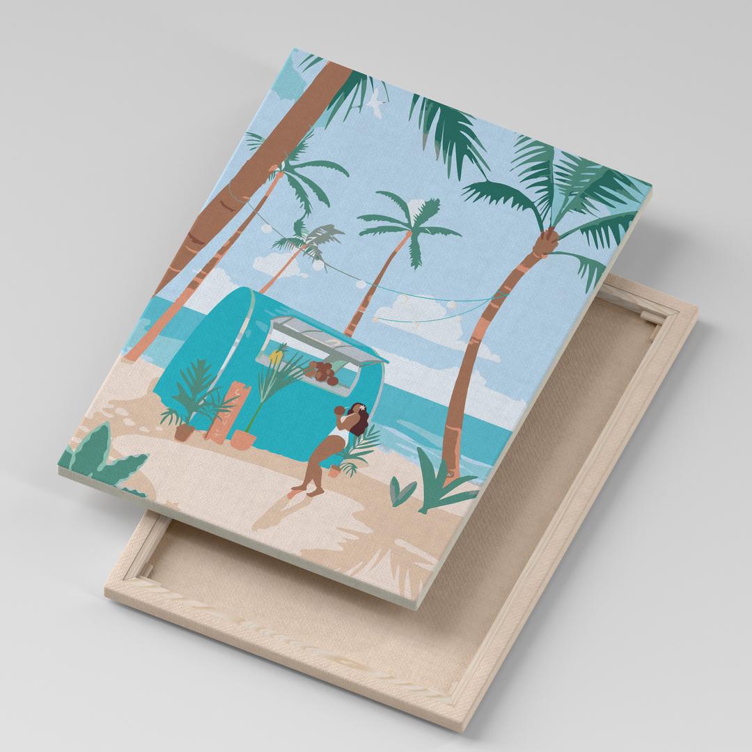Картина по номерам Beach 40x50
