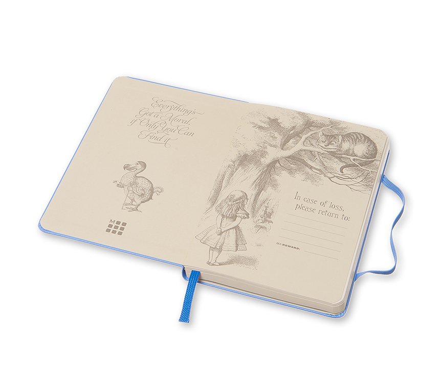 Записная книжка Alice (нелинованная), Pocket, голубой