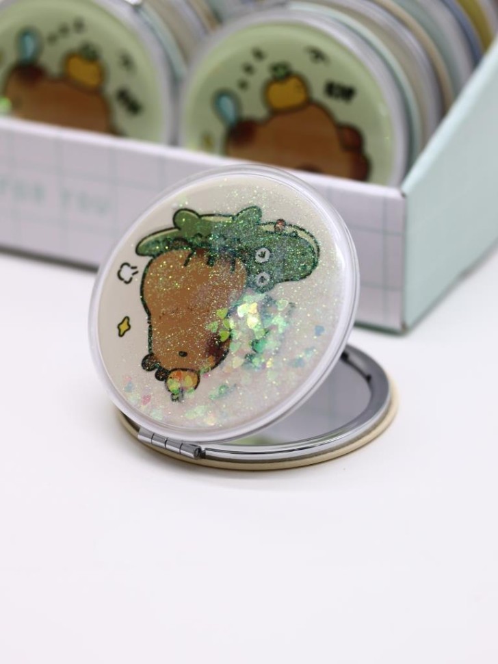 Зеркало шейкер Capybara (бежевое)