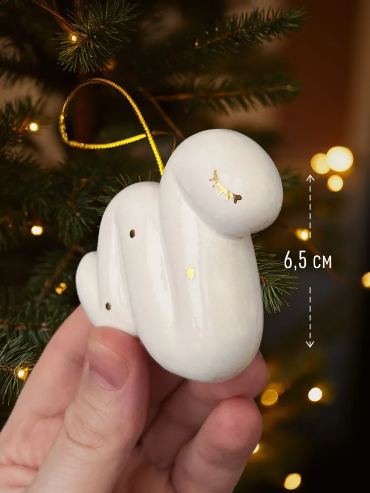 Ёлочная игрушка Змейка