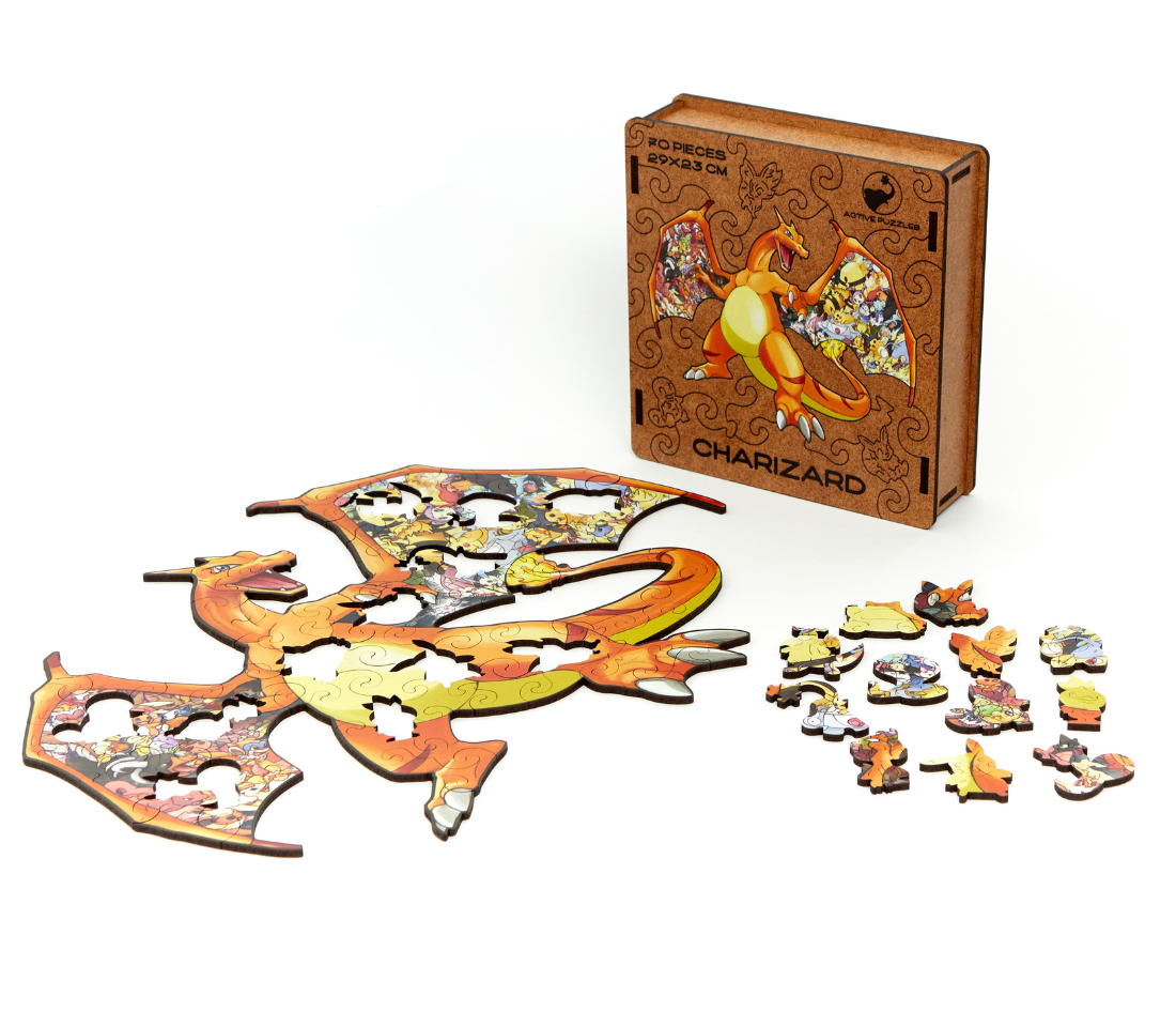 Деревянный пазл Чаризард