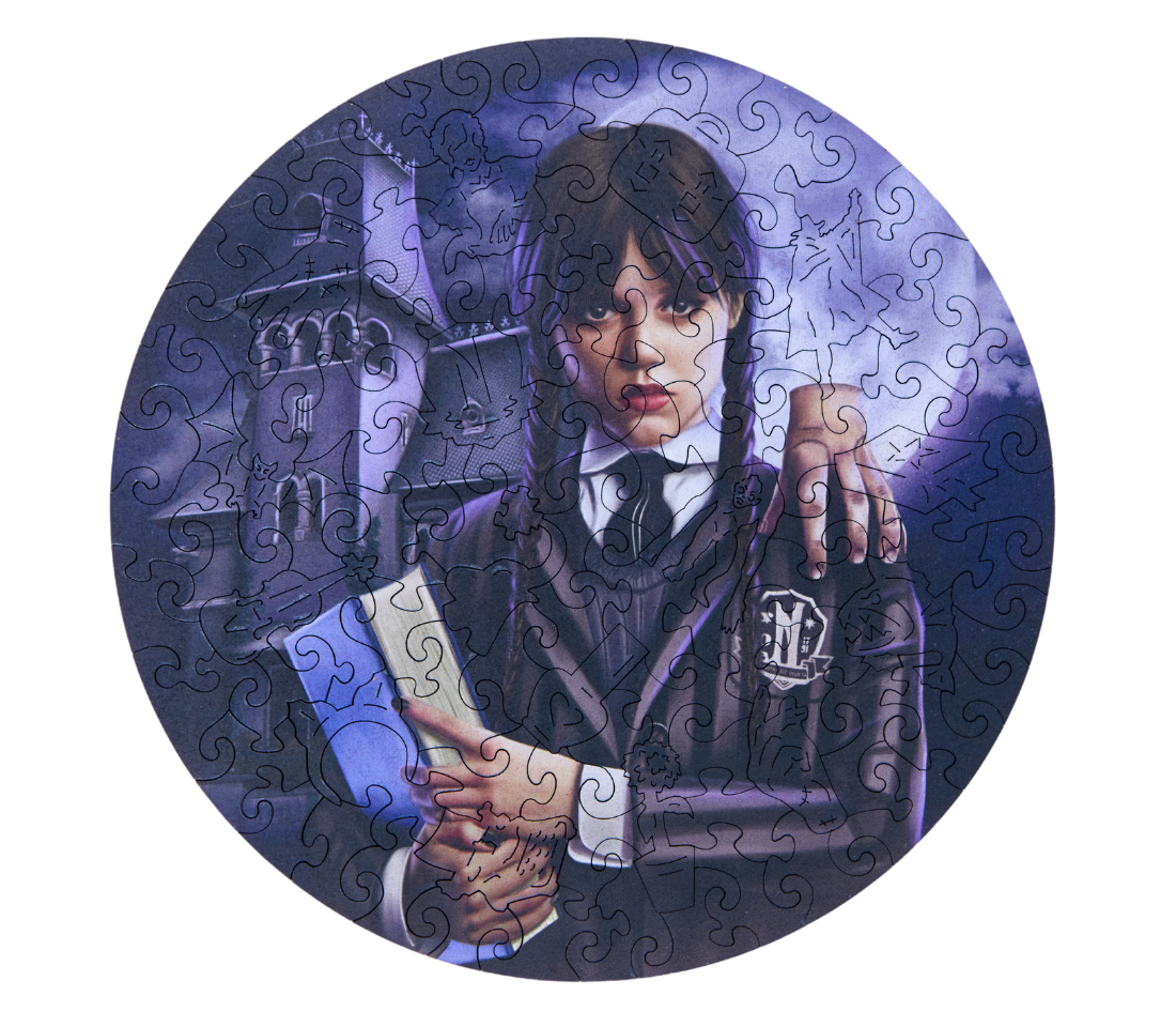 Деревянный пазл Уэнсдэй