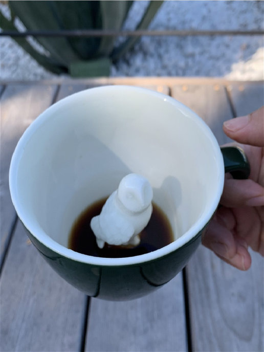 Кружка с совой 330 мл.