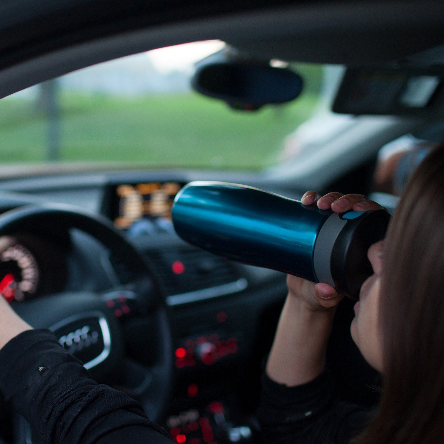 Термокружка Berry синяя