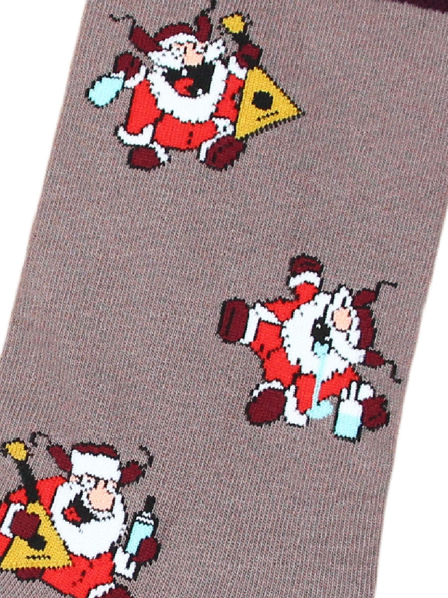 Носки Санта коричневый (41-45)