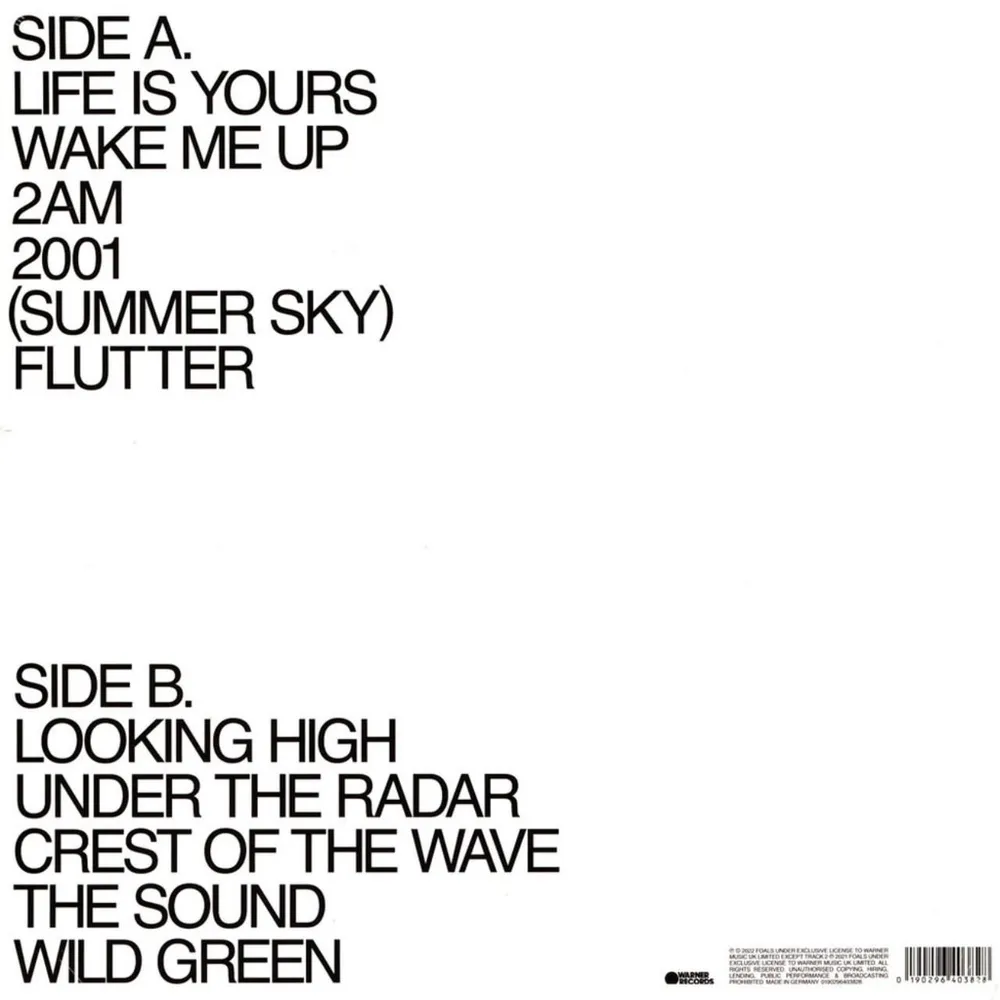 Пластинка (Р) Foals - Life Is Yours