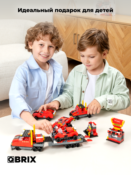 Конструктор Qbrix Kids Гоночная команда