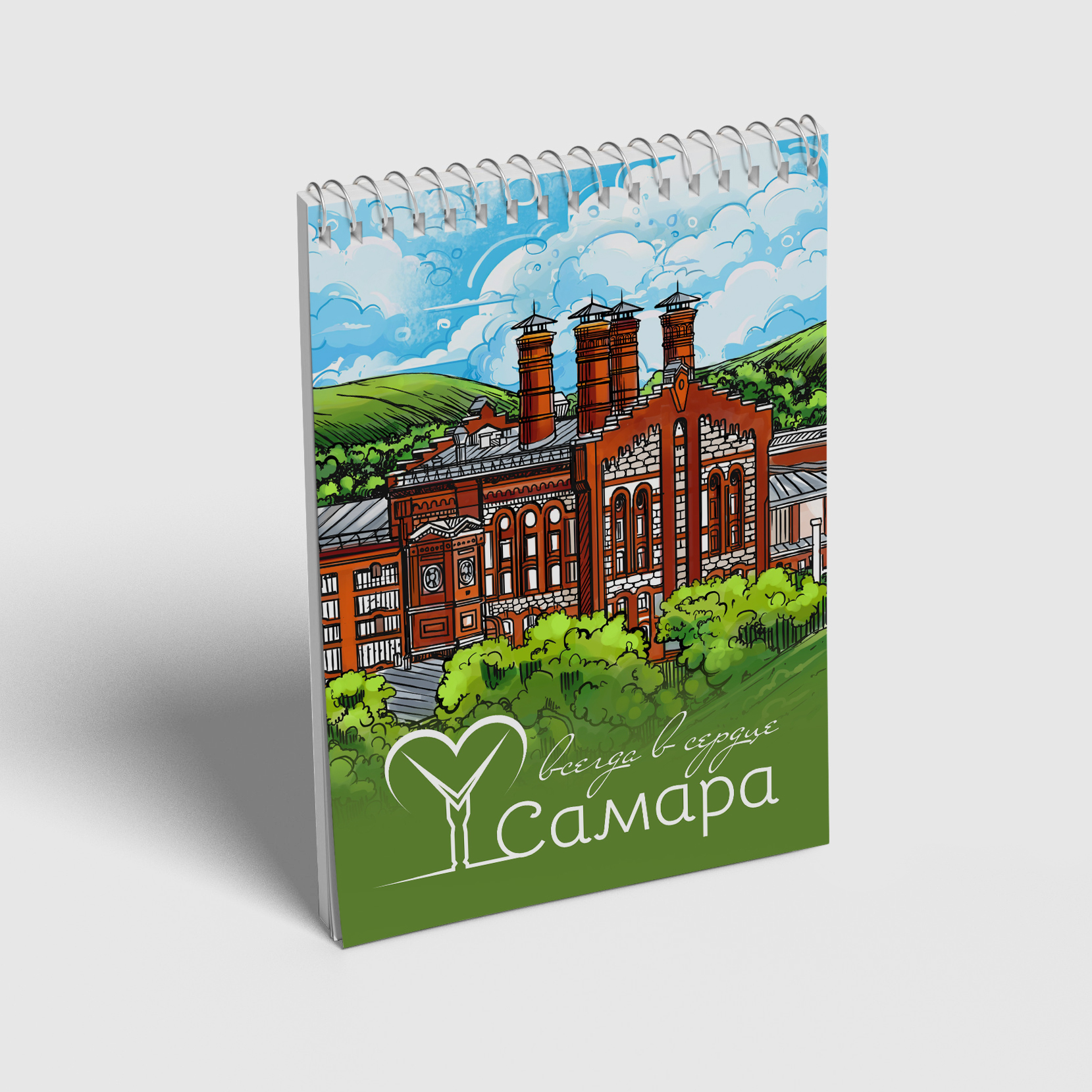 Блокнот Жигулевский пивзавод А6 (на пружине)