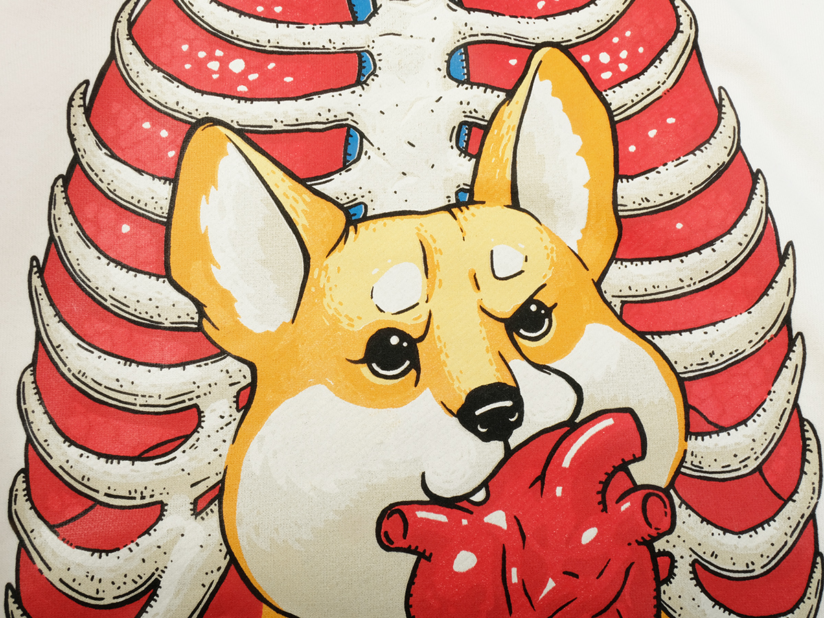 Футболка Собака - Похититель сердец (экрю, жен)