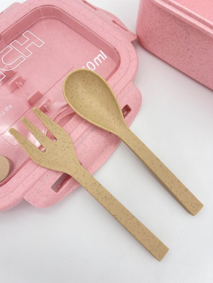 Ланчбокс Enjoy your meal (pink)