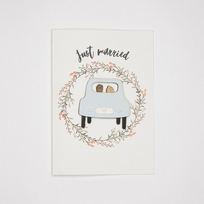 Открытка Just married
