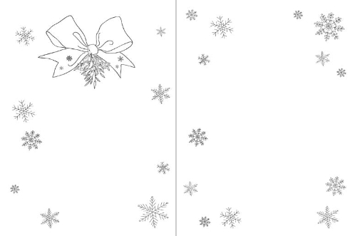 Открытка НГ. Омела