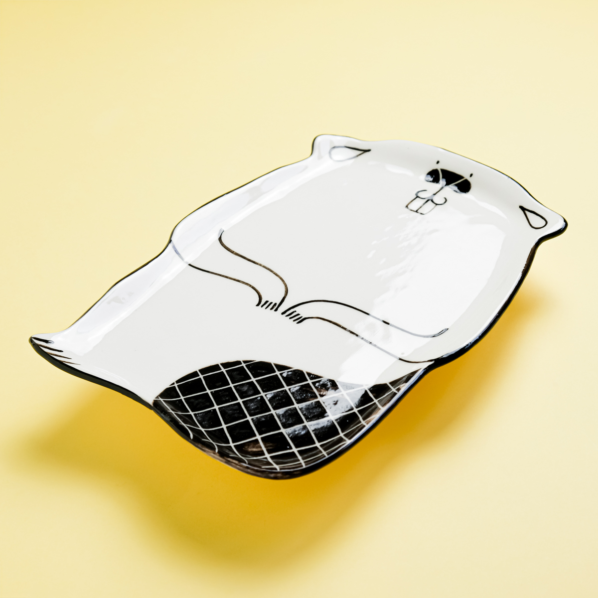 Тарелка Трудолюбивый бобер