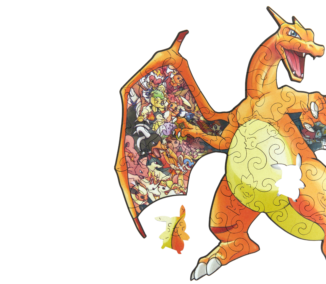 Деревянный пазл Чаризард