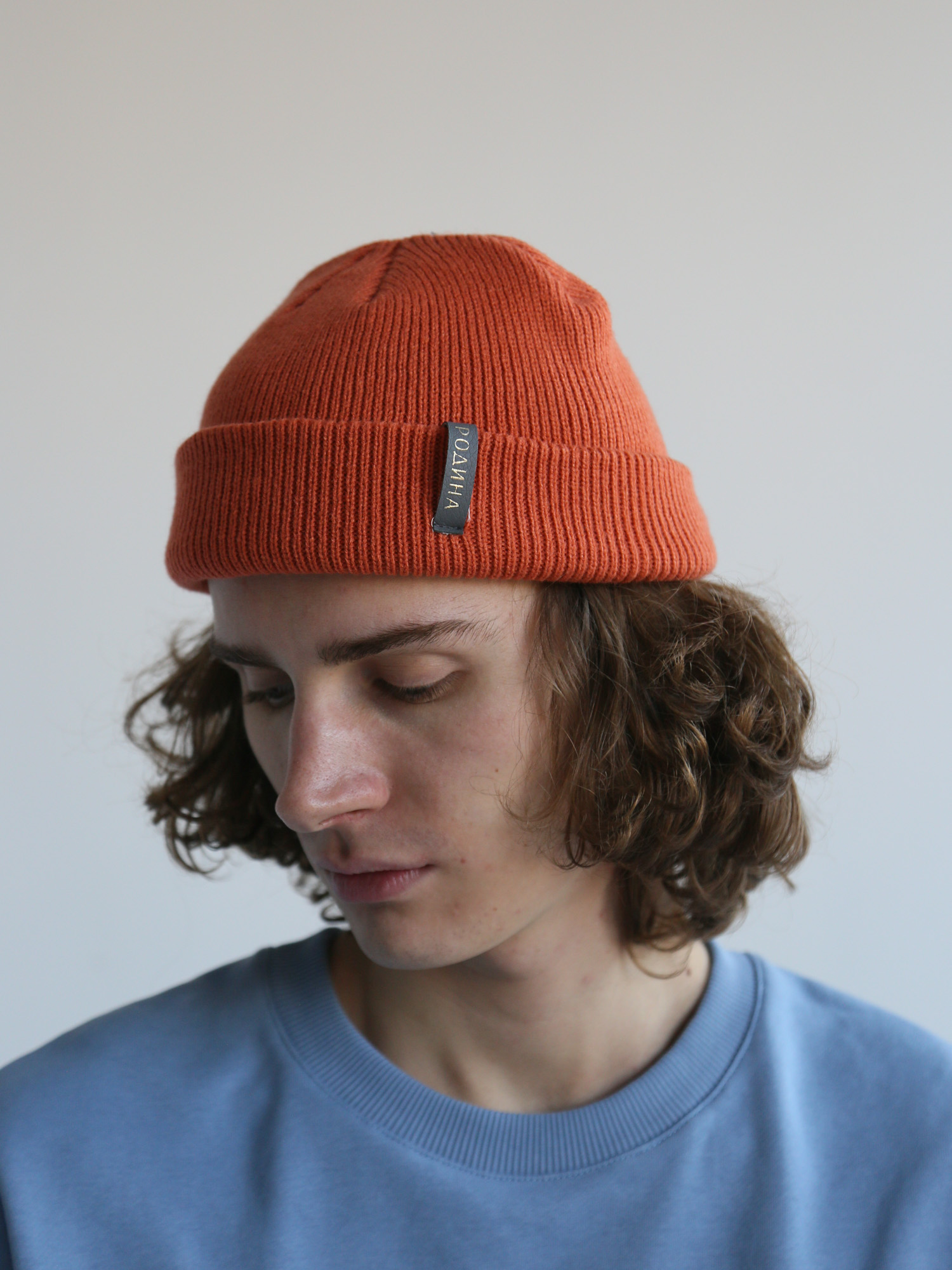 Шапка Родина Fat Beanie (Оранжевый)