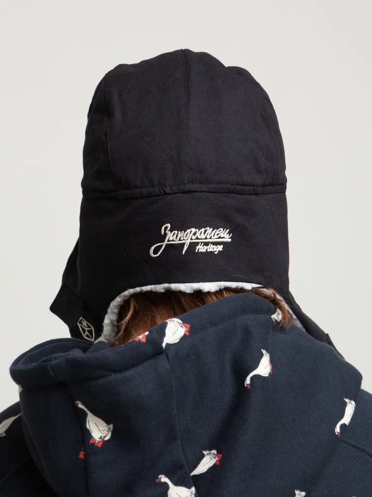 Шапка Запорожец Ushanka Beanie (Black-L/XL)