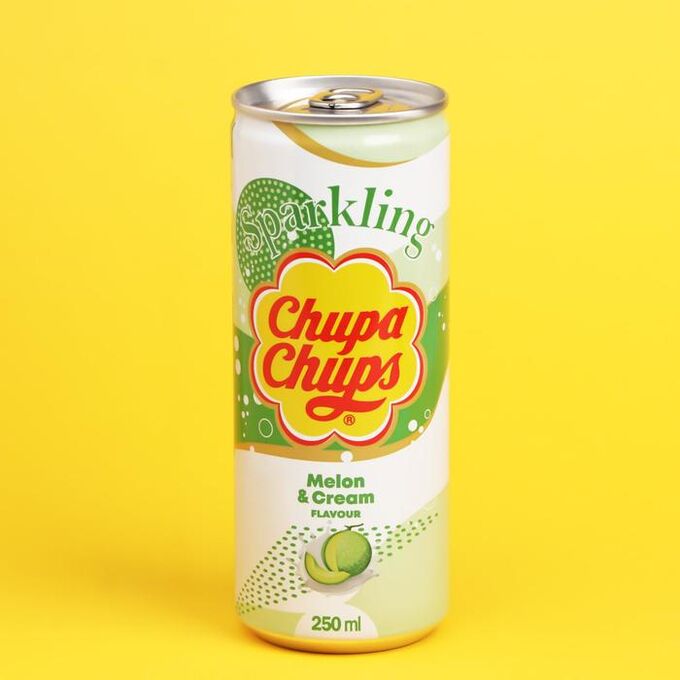 Лимонад Chupa Chups Дыня крем (slim can), 250 мл
