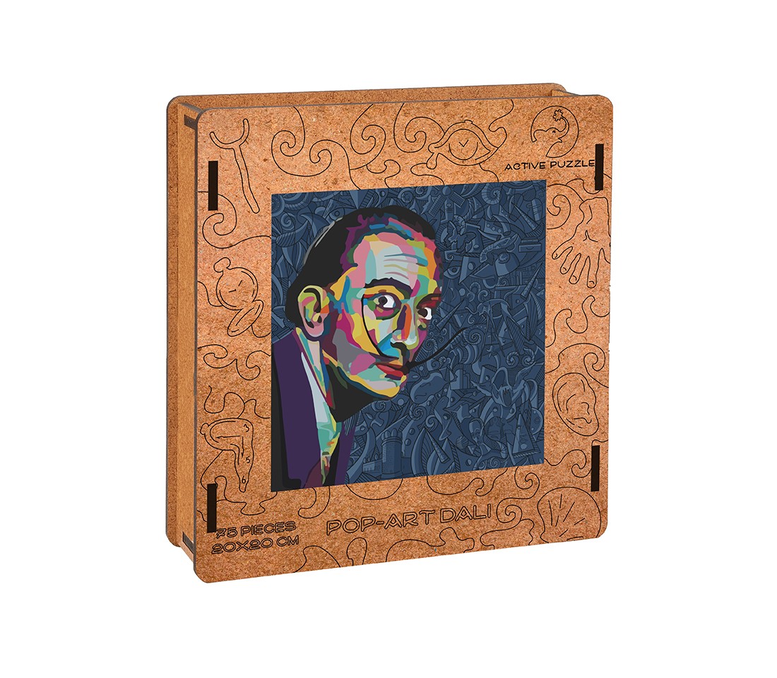 Деревянный пазл Поп-Арт Дали