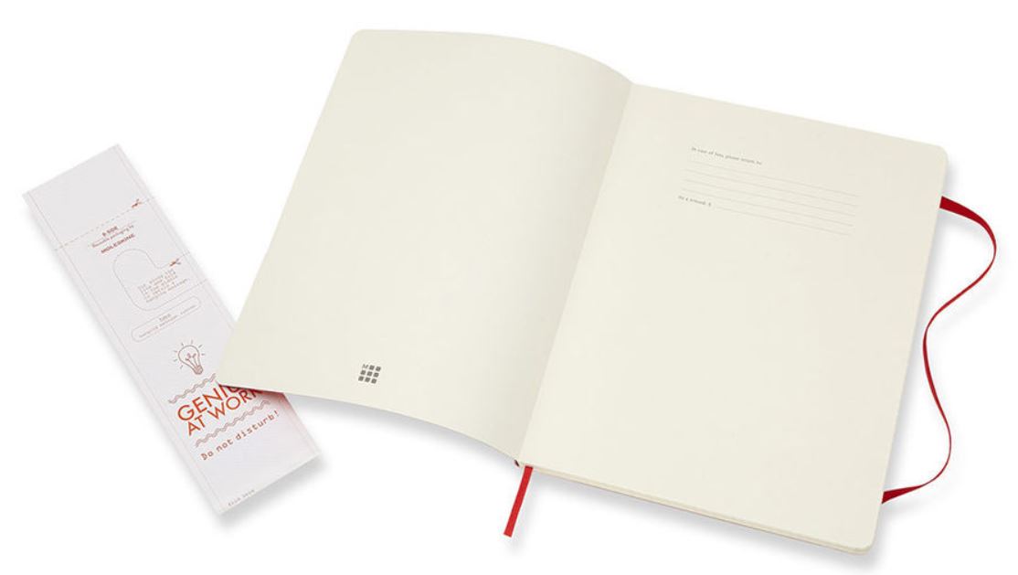 Записная книжка Classic Soft (нелинов) ХLarge, красный