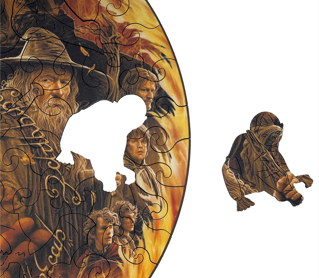 Деревянный пазл Властелин колец