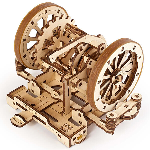 3D-пазл UGears Дифференциал STEM