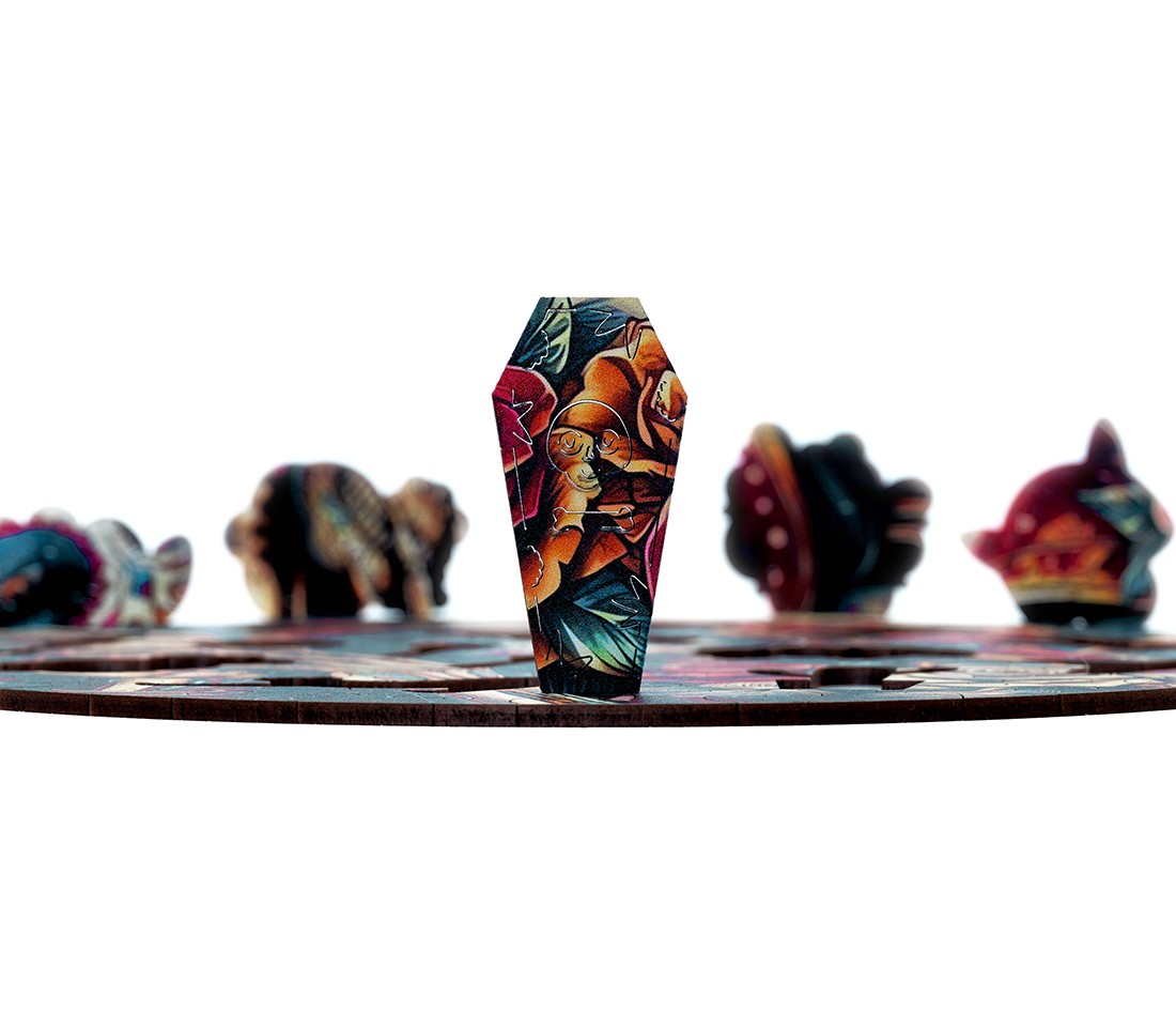 Деревянный пазл Поцелуй тьмы