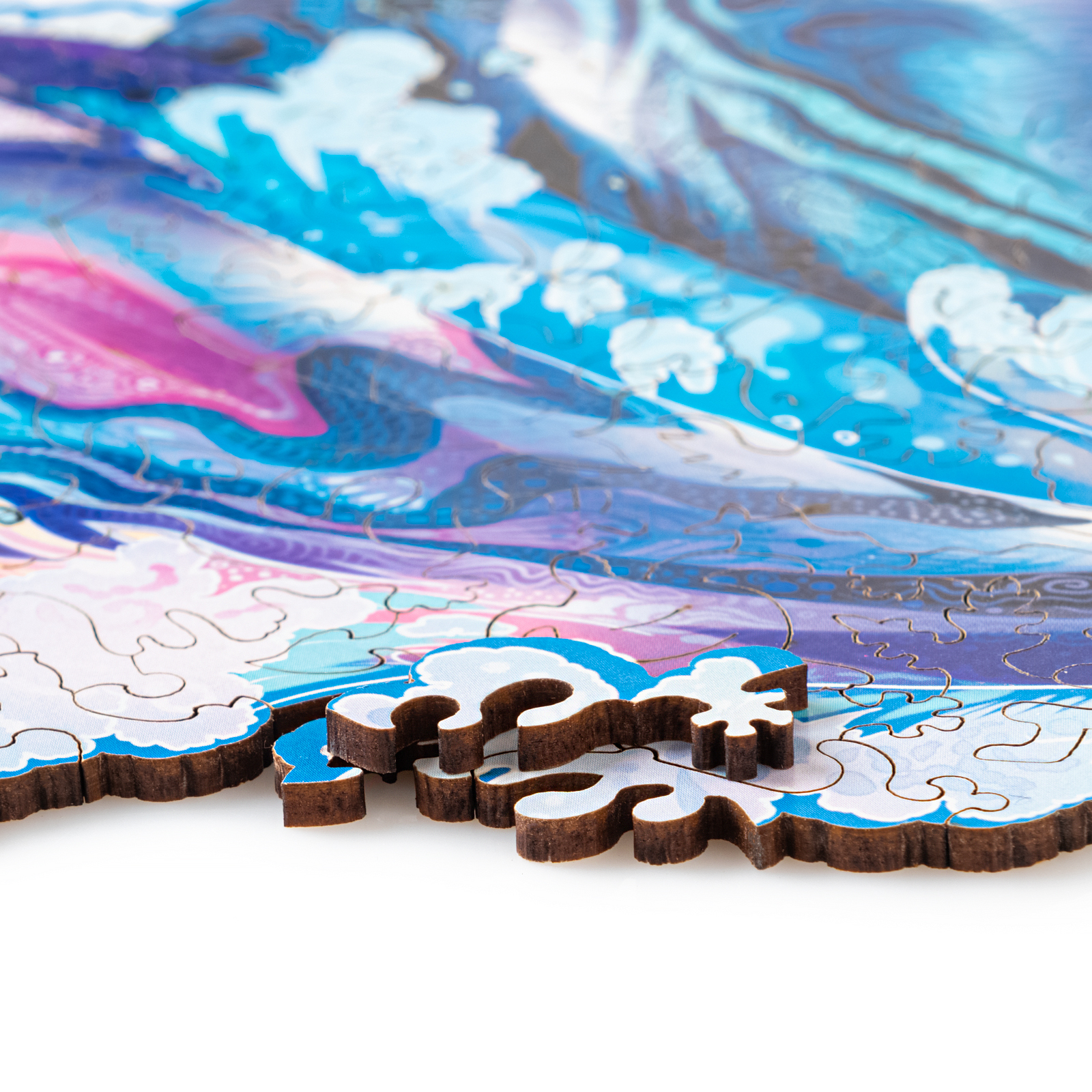 Деревянный пазл Дельфины L