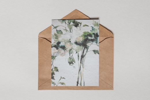 Растущая открытка Акварель 3