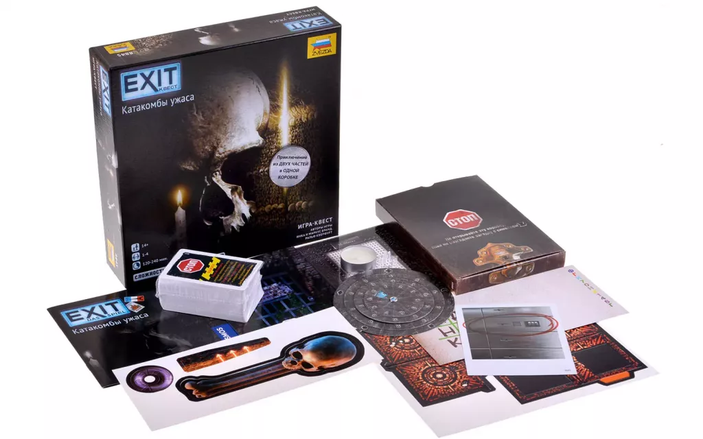 Настольная игра Exit-Квест. Катакомбы ужаса