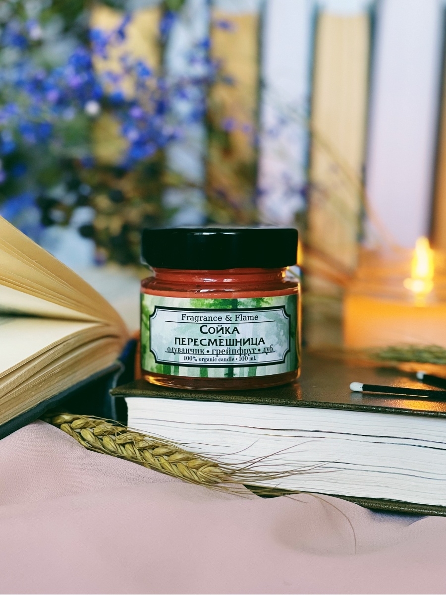 Ароматическая свеча Сойка-пересмешница 100 мл.