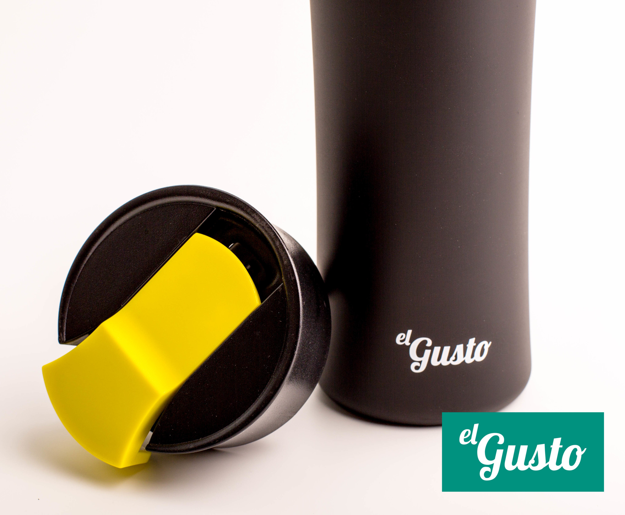 Термокружка Еl Gusto Cat черная