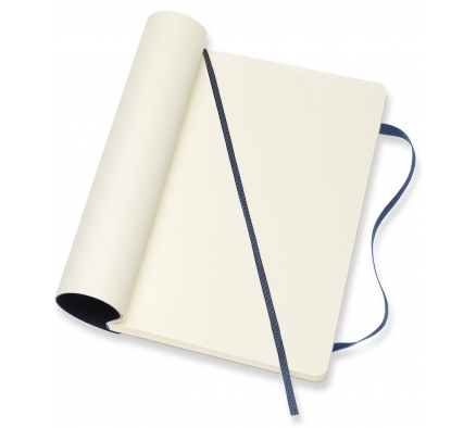 Записная книжка Classic Soft (нелинованная) Large синий