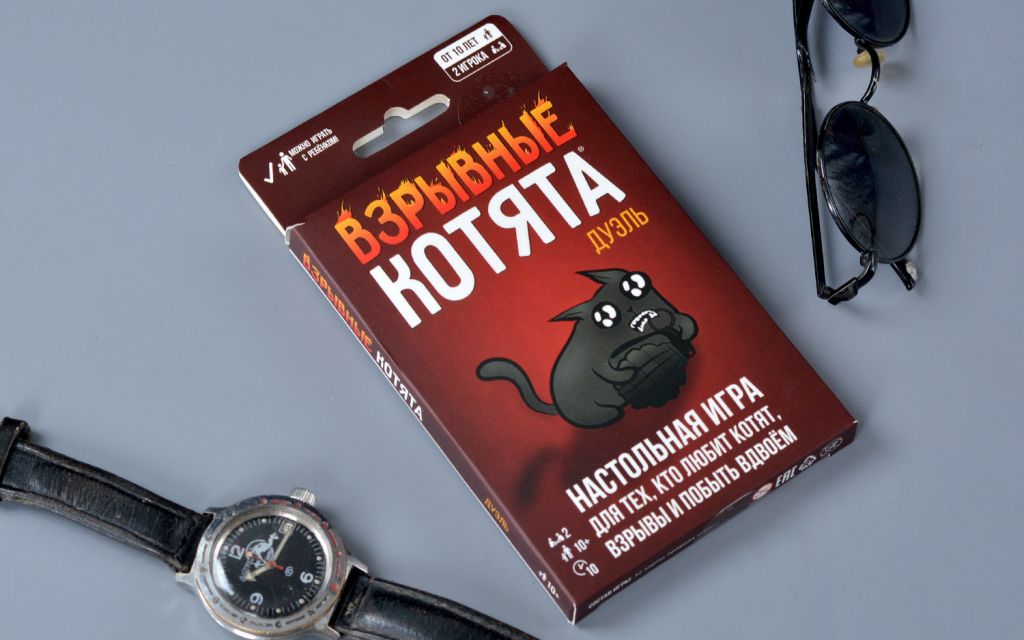 Настольная игра Взрывные котята. Дуэль