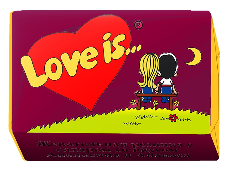 Жевательная резинка Love Is ассорти