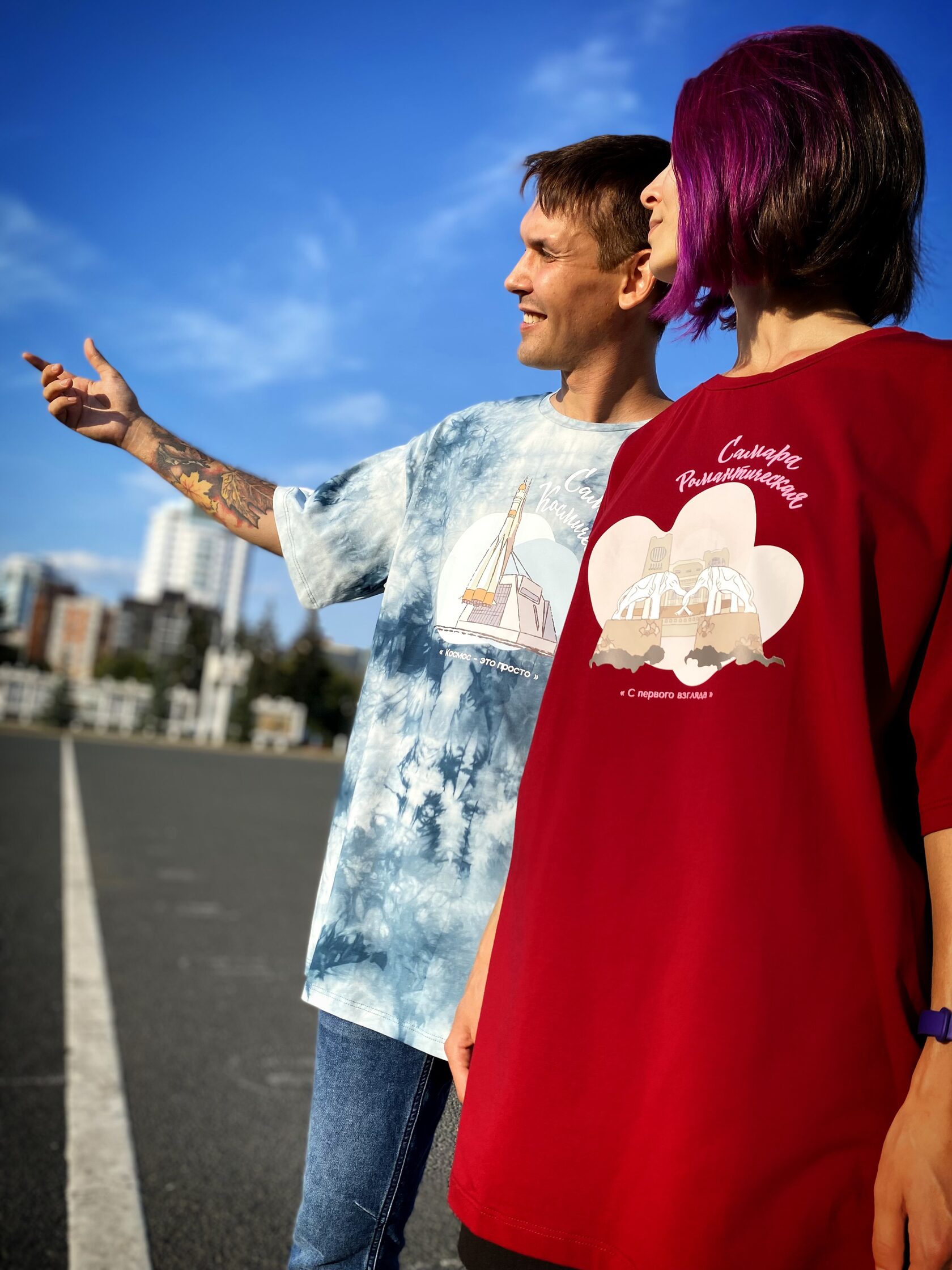 Футболка Самара Романтическая (марсала, оверсайз мешок)