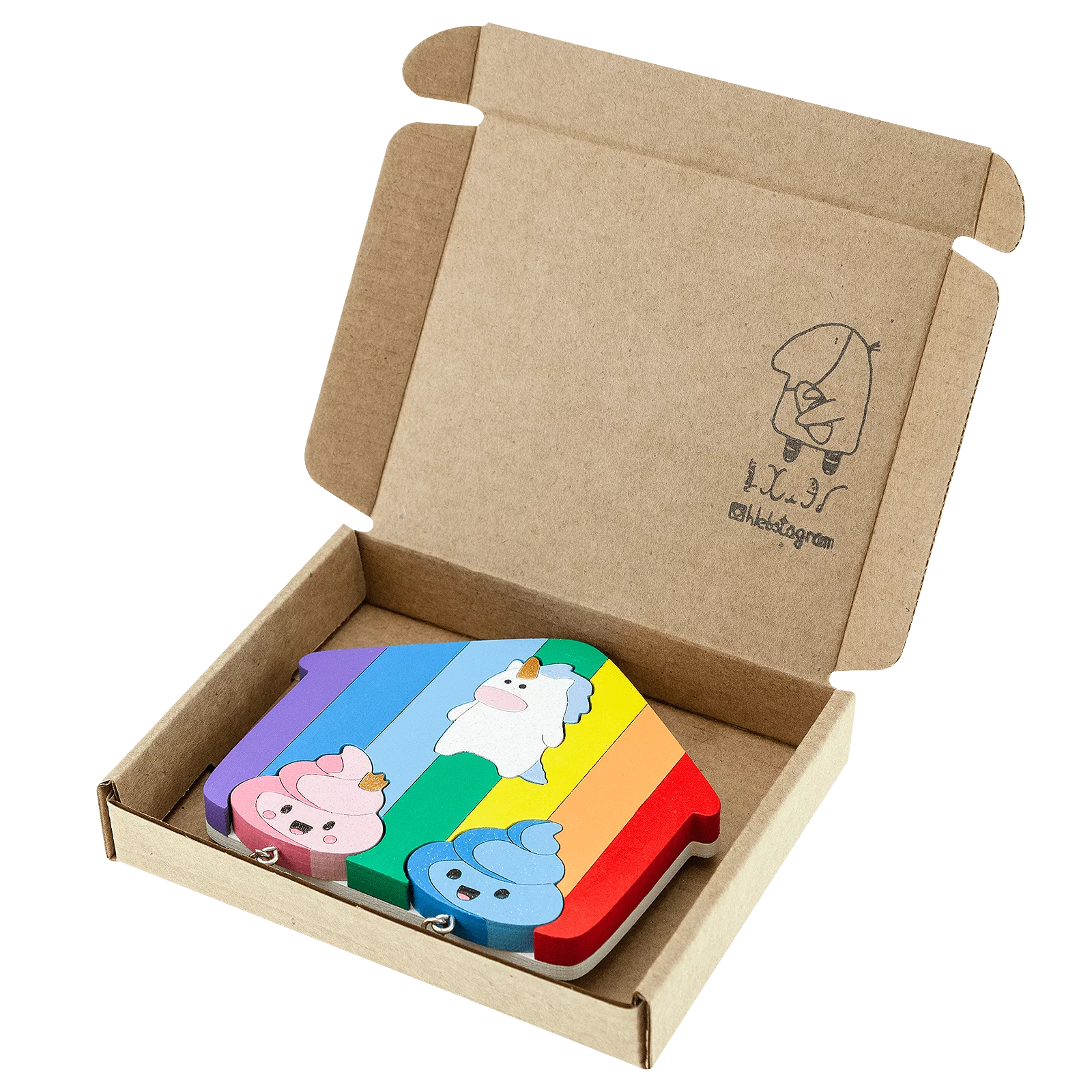 Ключница двойная Какашки