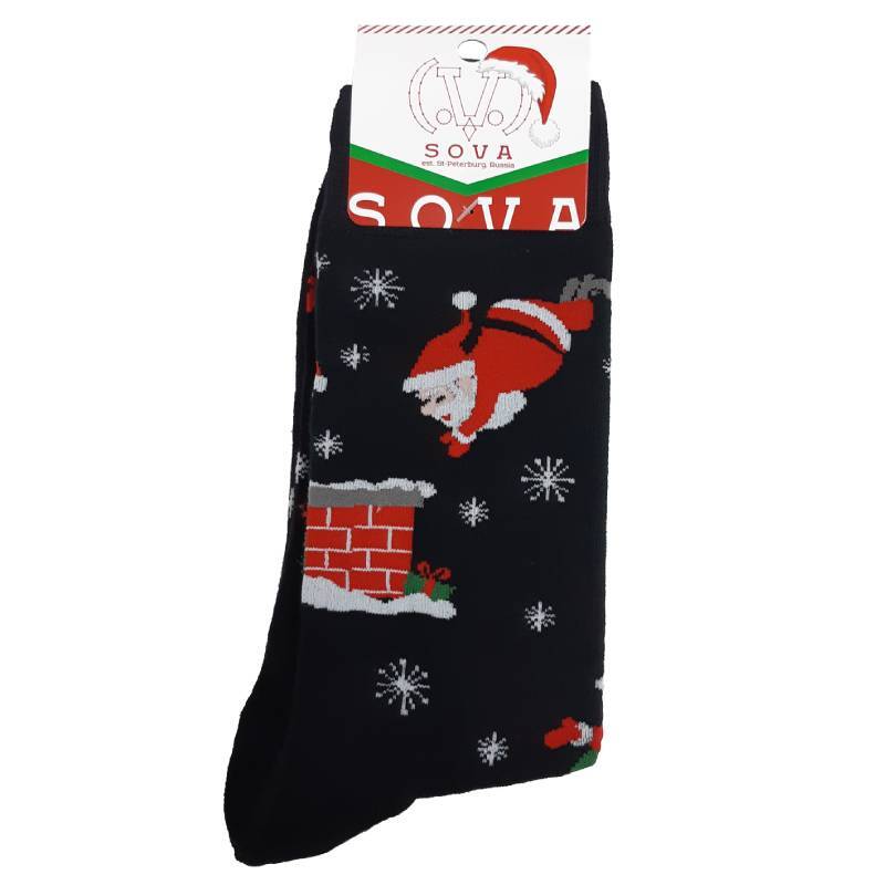 Носки Традиции доставки подарков (черный), 38-44 (02760)