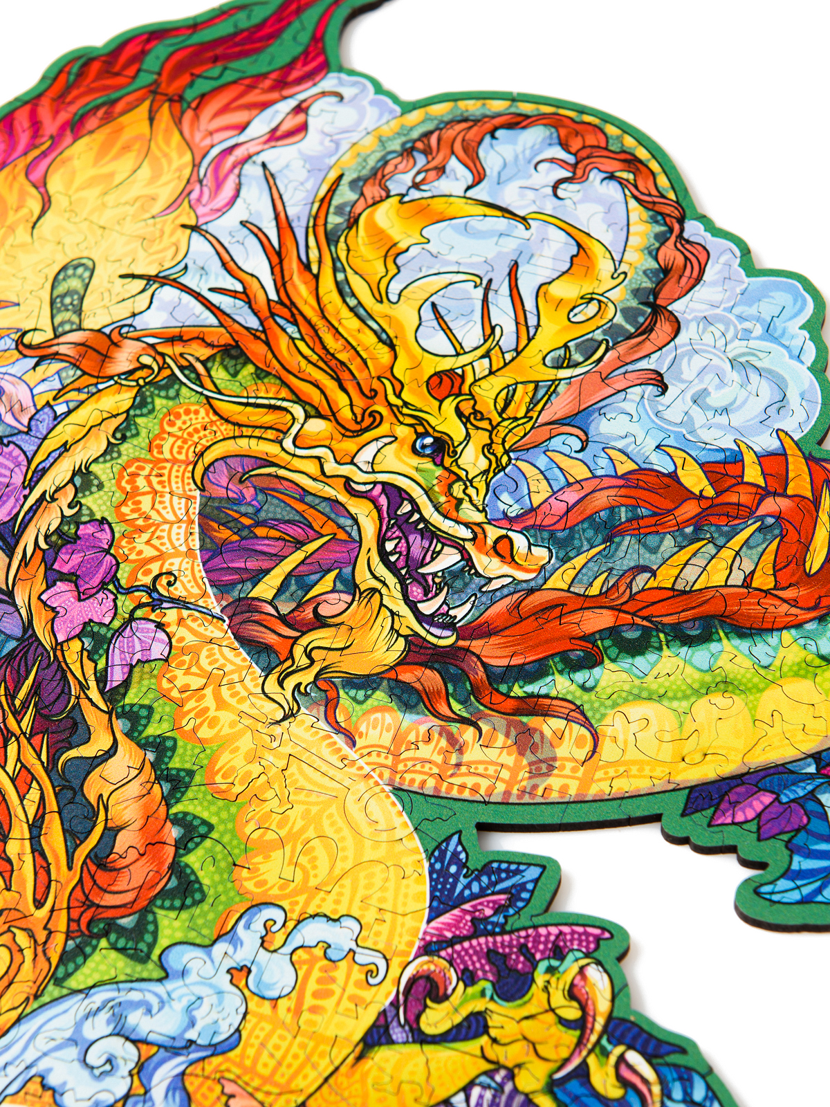 Деревянный пазл Китайский Дракон L