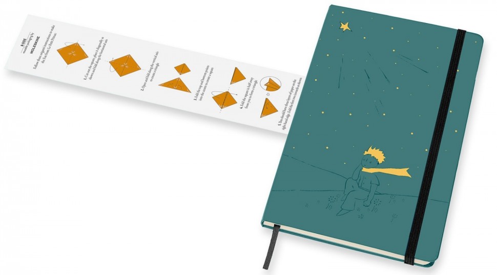 Записная книжка Le Petit Prince (в линейку) Large, зеленый