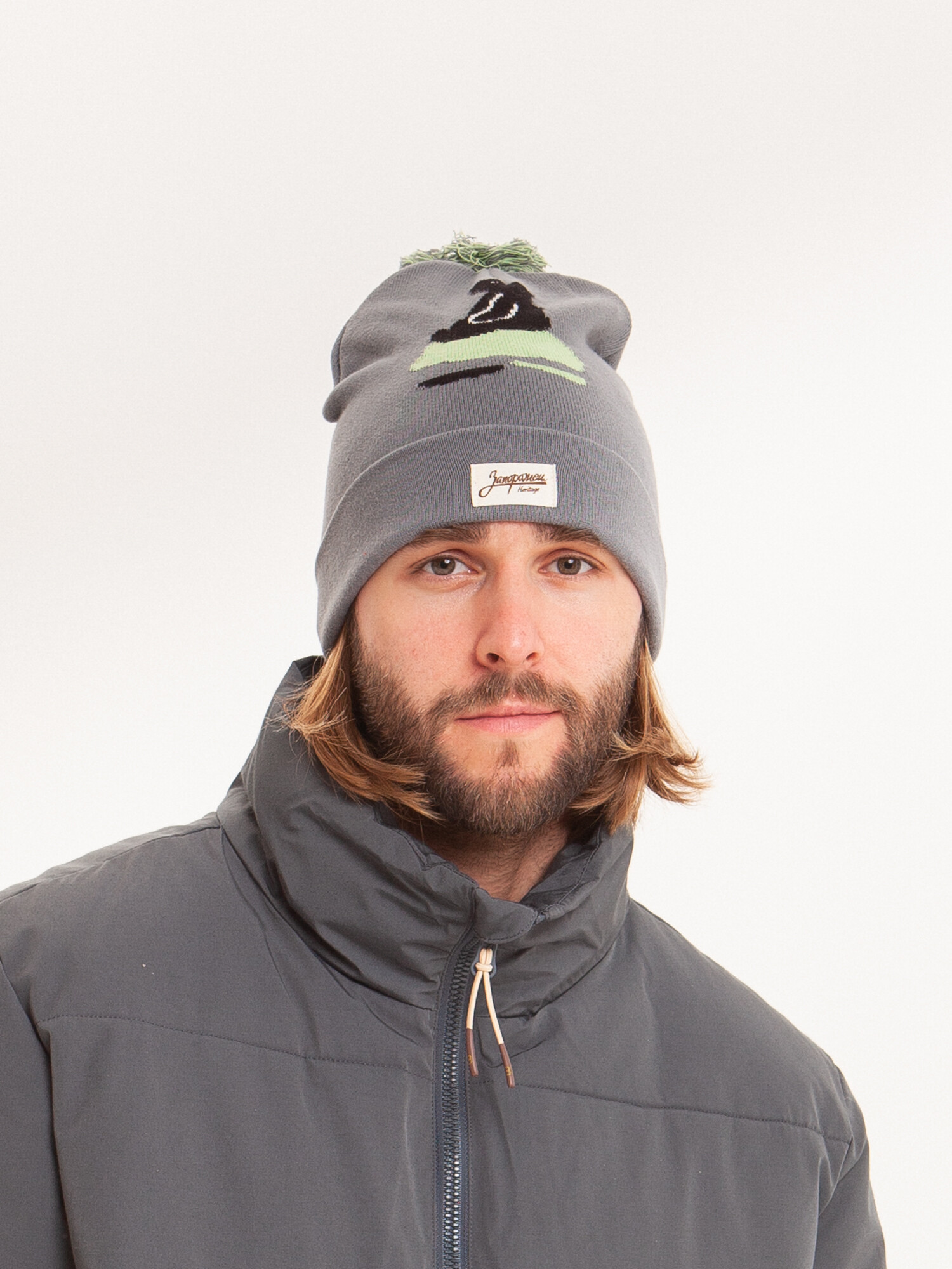 Шапка Запорожец Mishka FW23.1 (Grey)