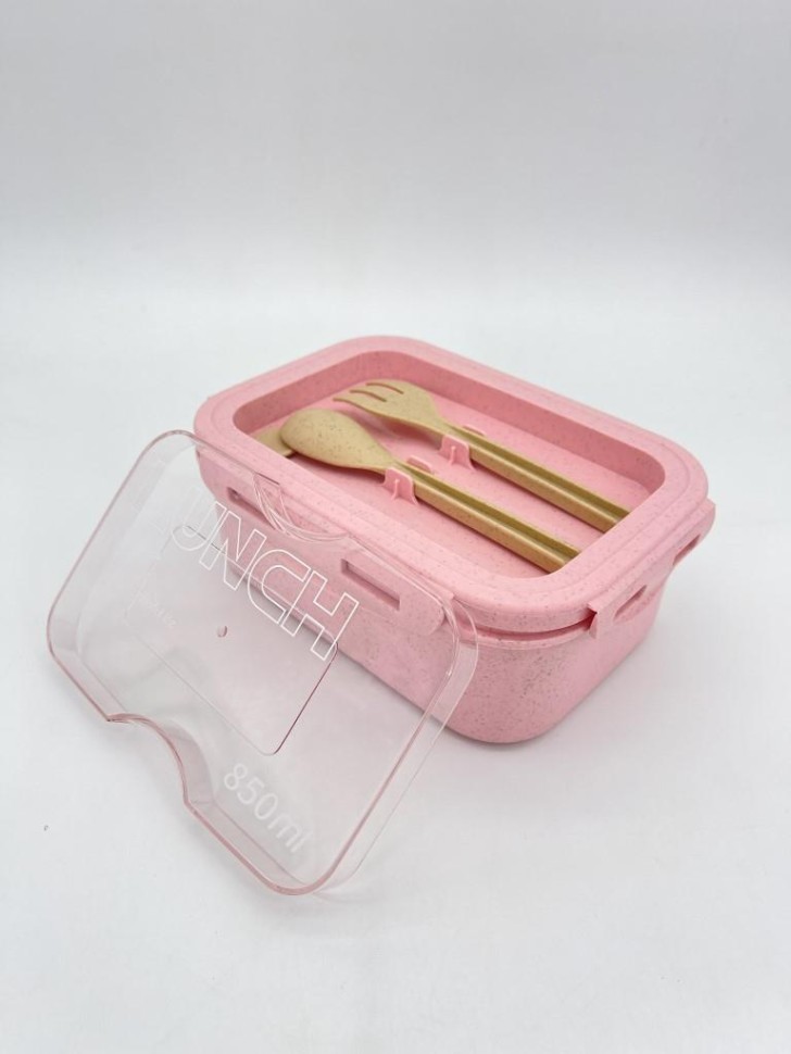 Ланчбокс Enjoy your meal (pink)