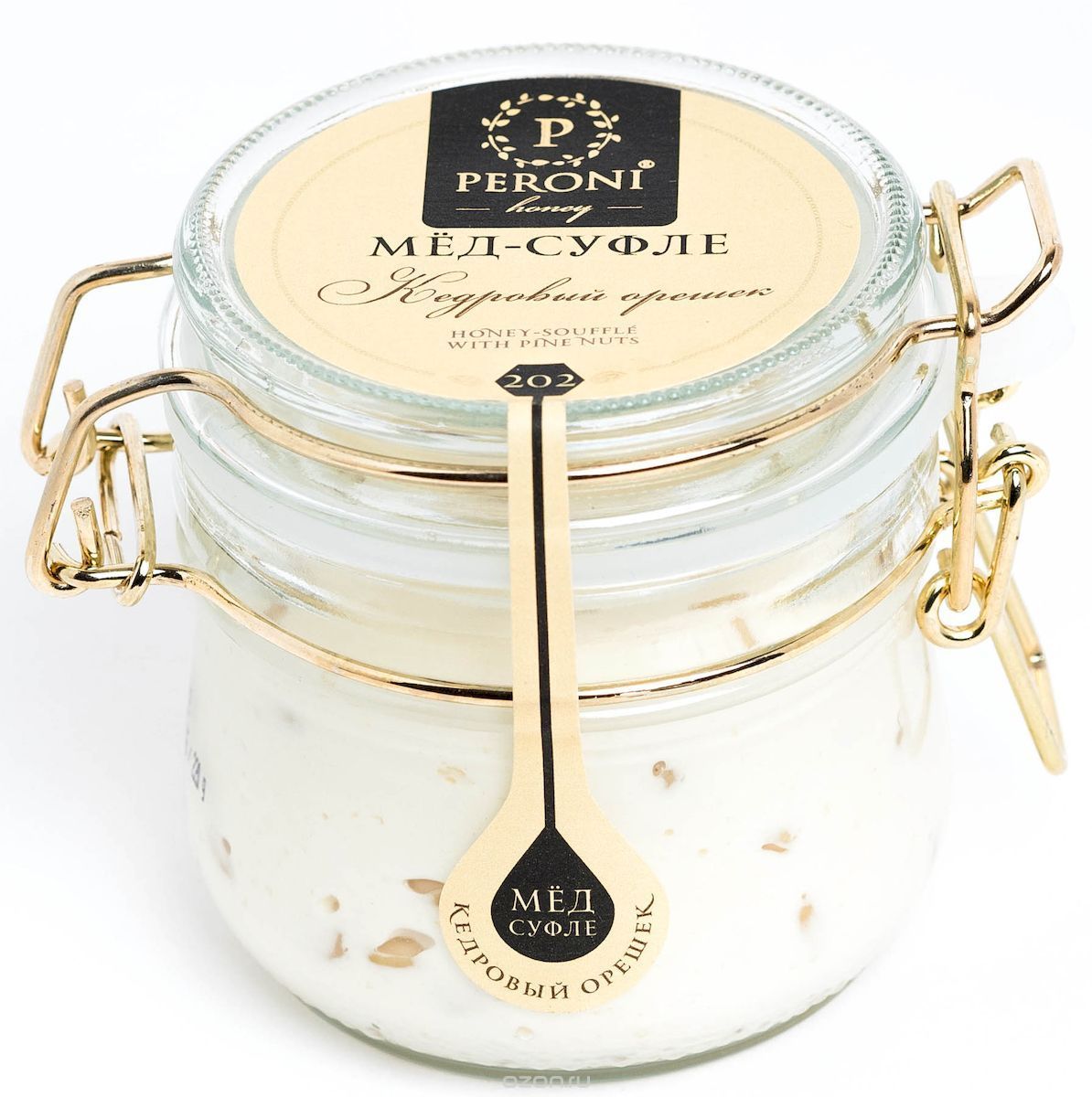 Мед-суфле Кедровый орешек, 220 гр.