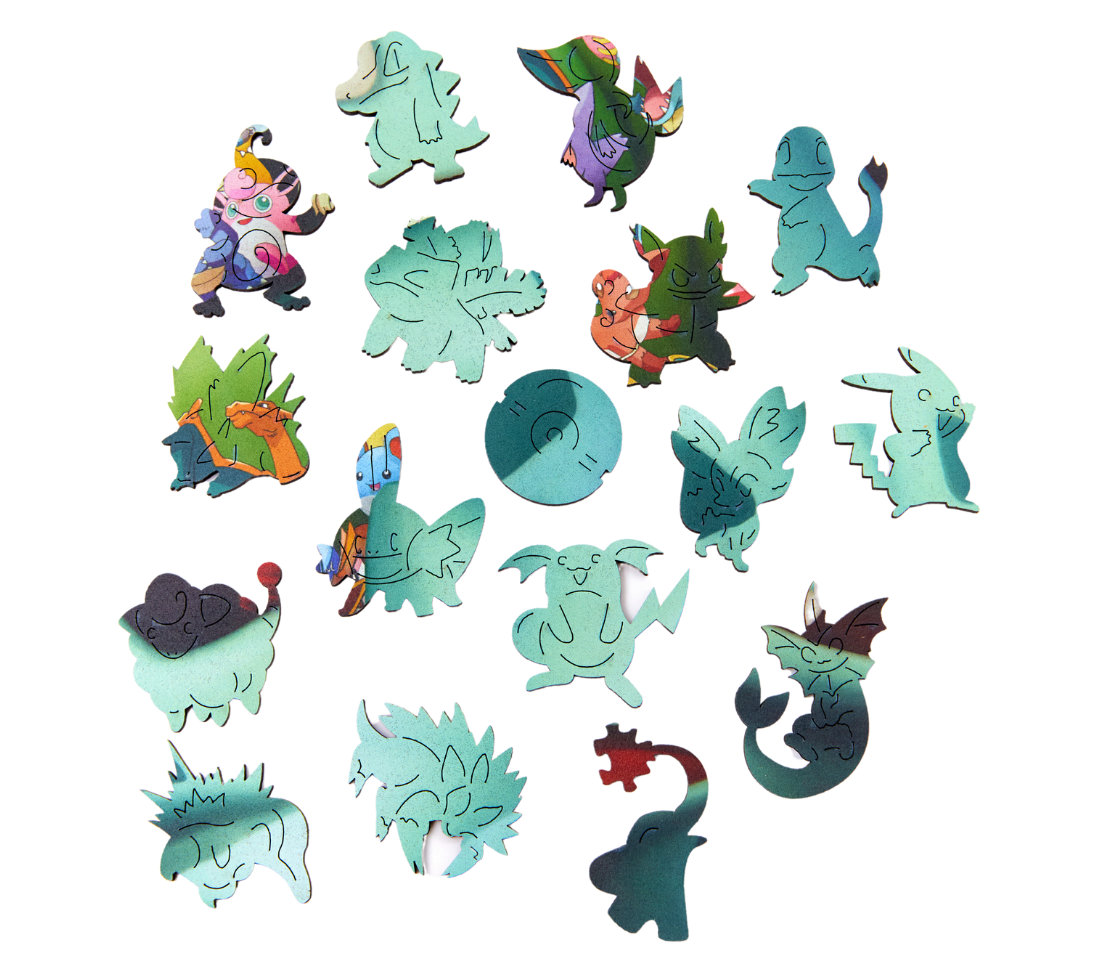 Деревянный пазл Бульбазавр