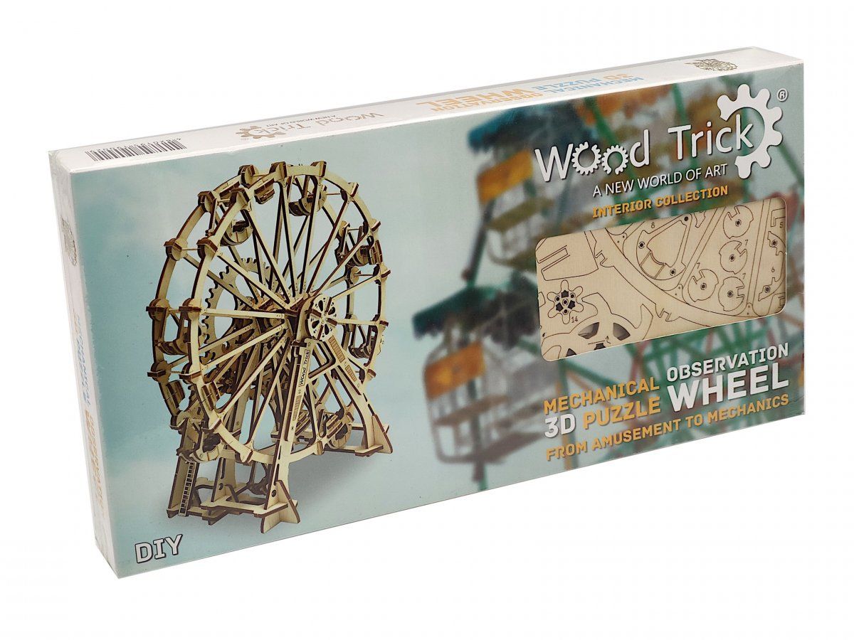 Механический 3D-пазл из дерева Wood Trick Колесо Обозрения