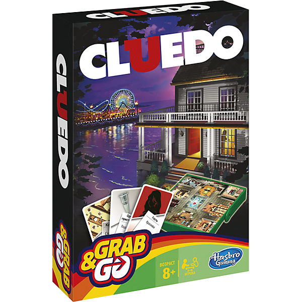 Настольная игра Клуэдо. Дорожная версия.