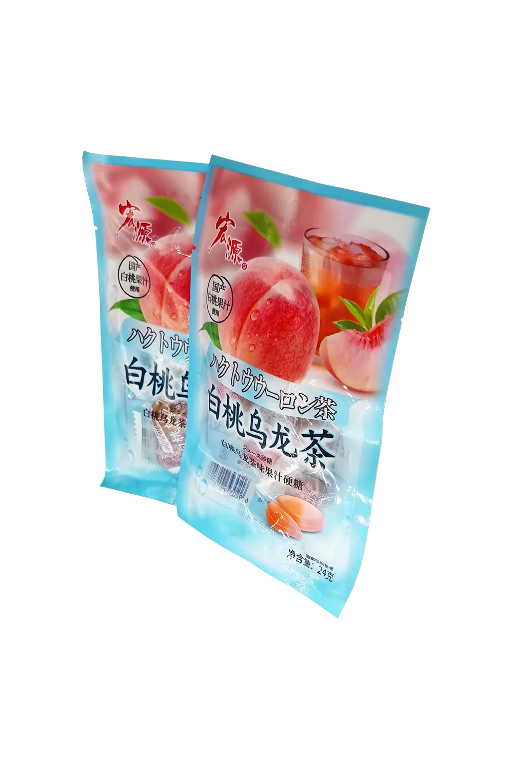 Конфеты Hong Yuan Blue Peach Oolong (персик и чай улун)
