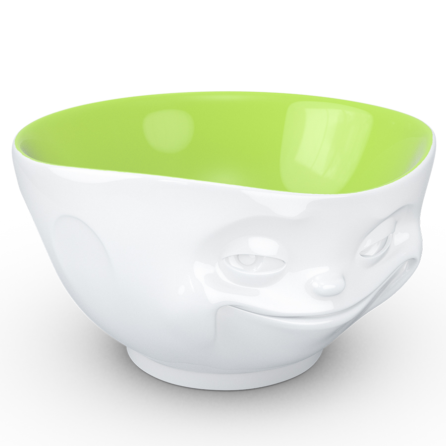 Чаша Tassen Grinning (белая-фисташковая) 500 мл