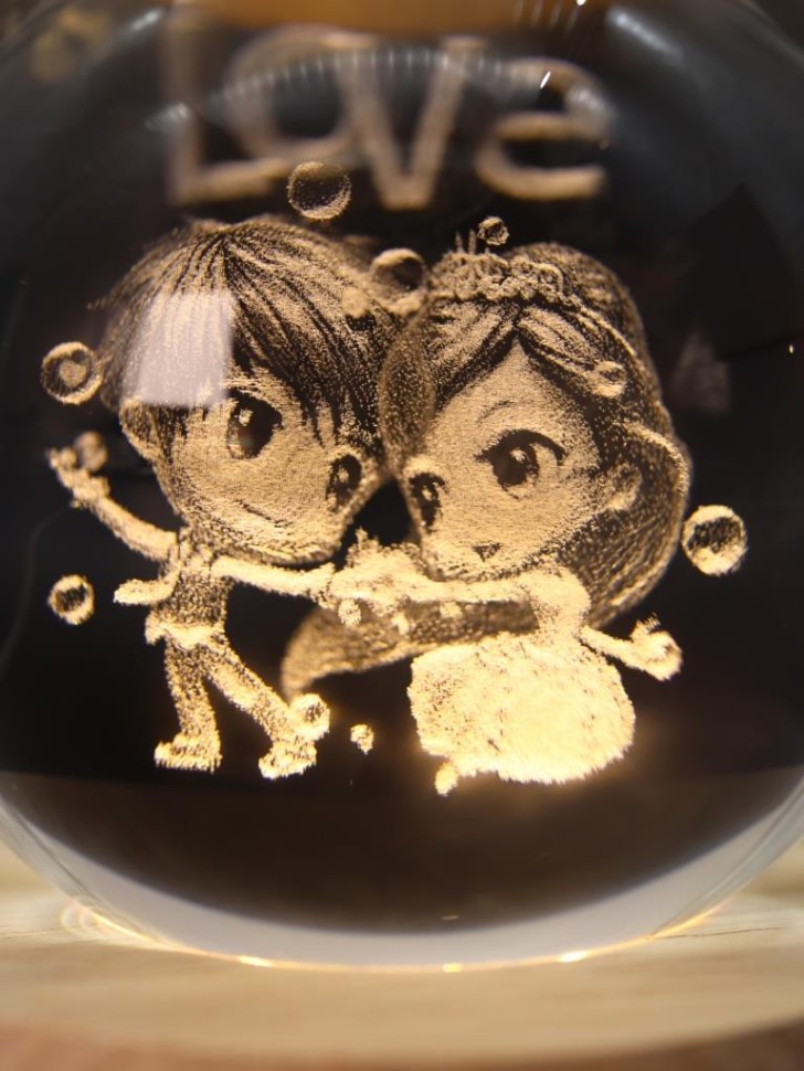 Ночник 3D Love (6 см)